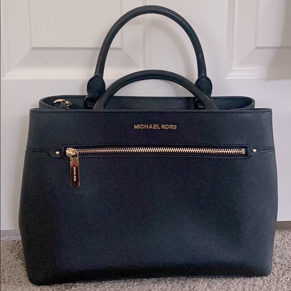 Michael Kors large black satchel brand new